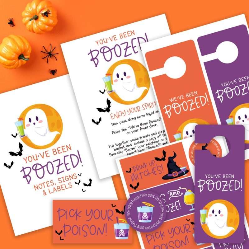 Free You've Been Boozed Printable