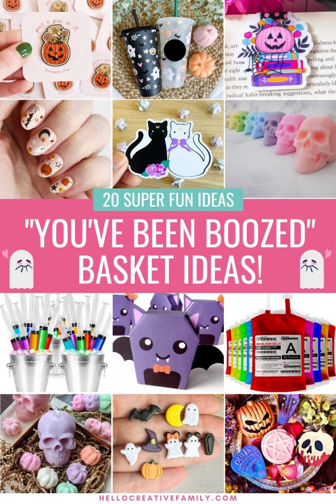 You've heard about booing a neighbor, but have you heard of BOOZING a neighbor? Start a new Halloween tradition in your neighborhood this year with our free You've Been Boozed Printable and let the adults enjoy the Halloween festivities too! Get into the Halloween Spirit with this fun DIY Halloween idea! Includes 20+ Booze Basket Ideas.