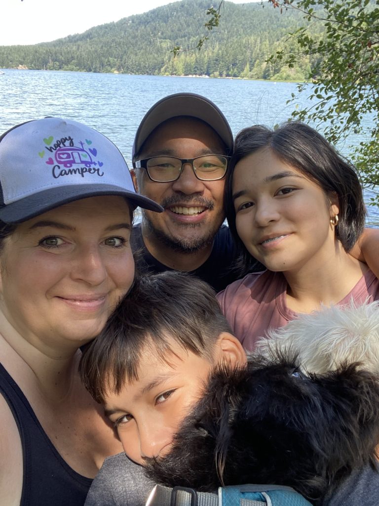 Crystal from Hello Creative Family and her creative family