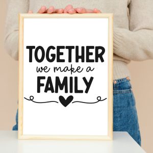 Together We Make A Family From The Crafty Blog Stalker