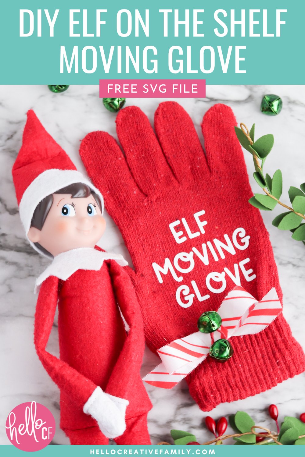 Use your Cricut Maker, Cricut Explore or Cricut Joy to make DIY Magic Elf Moving Gloves for your Elf On The Shelf. Don't let your elf's magic disappear when moving them by wearing these special magic gloves! Make this Cricut Christmas Craft using dollar store gloves and Cricut Iron-On. Includes a free SVG file!