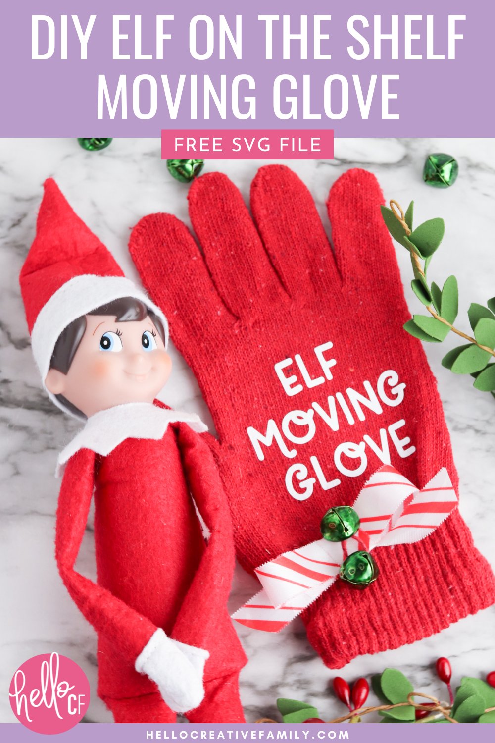 Use your Cricut Maker, Cricut Explore or Cricut Joy to make DIY Magic Elf Moving Gloves for your Elf On The Shelf. Don't let your elf's magic disappear when moving them by wearing these special magic gloves! Make this Cricut Christmas Craft using dollar store gloves and Cricut Iron-On. Includes a free SVG file!