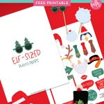 Help your elf get up to some festive fun This Christmas with these free printable Elf On The Shelf Props Printable! These photo booth props are simple to use and include a printable photo booth, festive signs, holiday hats and so much more! A fun and festive holiday craft idea!