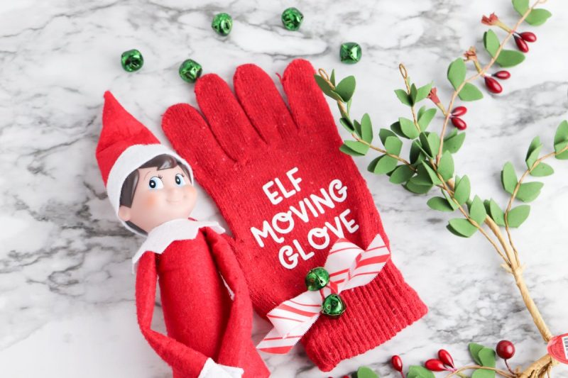 Use your Cricut Maker, Cricut Explore or Cricut Joy to make DIY Magic Elf Moving Gloves for your Elf On The Shelf. Don't let your elf's magic disappear when moving them by wearing these special magic gloves! Make this Cricut Christmas Craft using dollar store gloves and Cricut Iron-On. Includes a free SVG file!