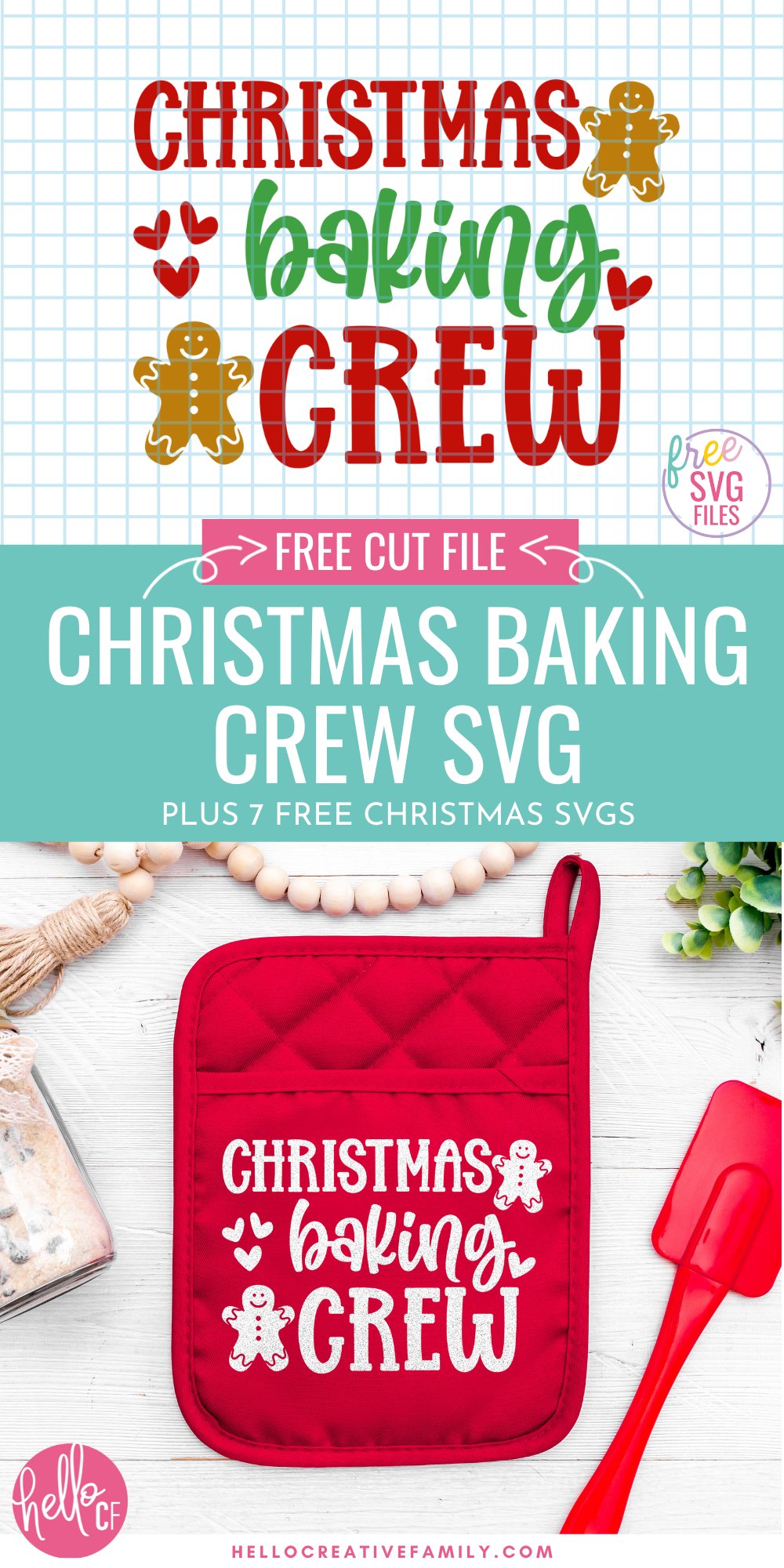 Use these cut files for making handmade gifts and holiday decor with your Cricut cutting machine including shirts, mugs, signs, aprons, dish towels, decor and more!