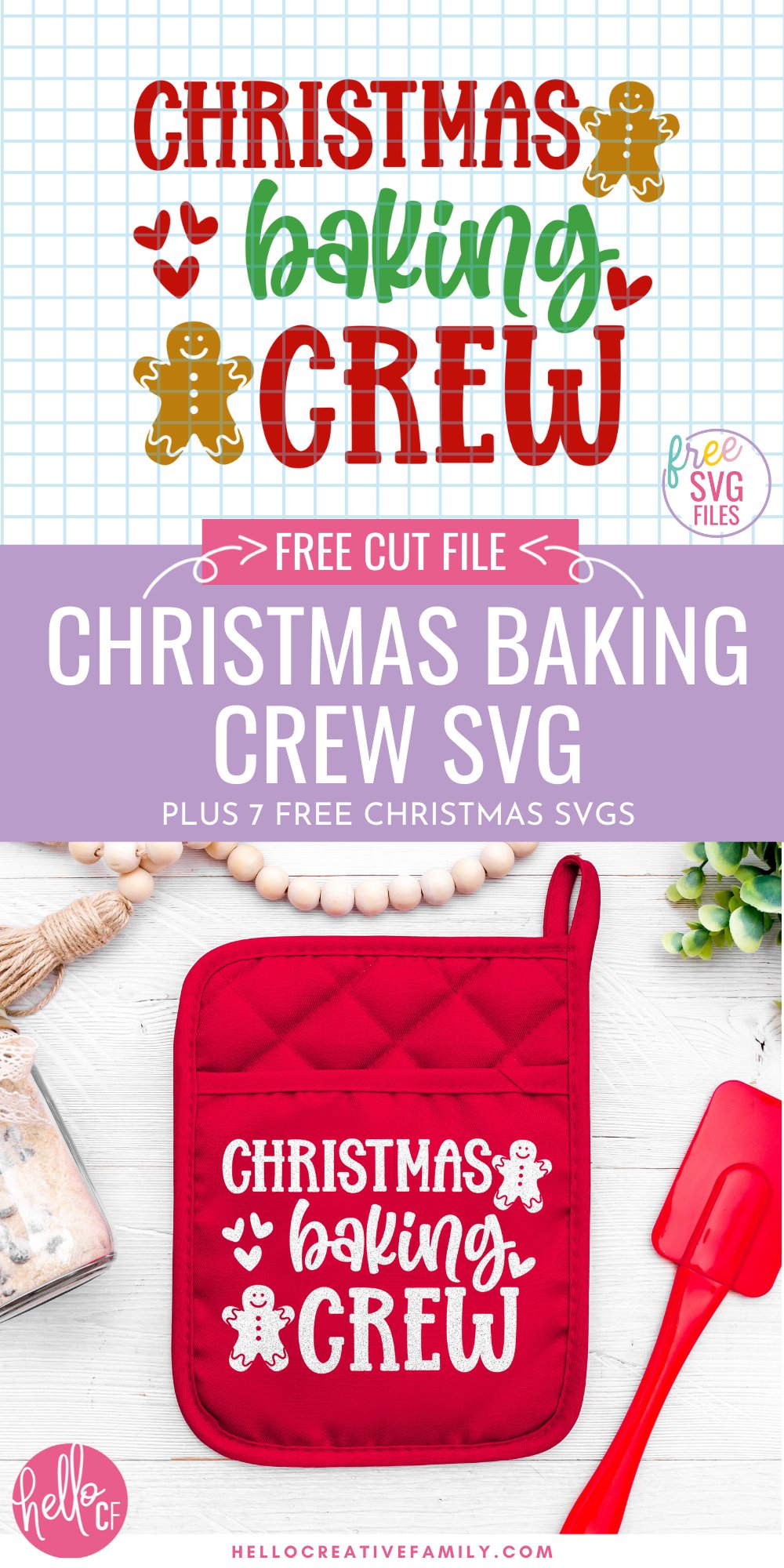 Use these cut files for making handmade gifts and holiday decor with your Cricut cutting machine including shirts, mugs, signs, aprons, dish towels, decor and more!