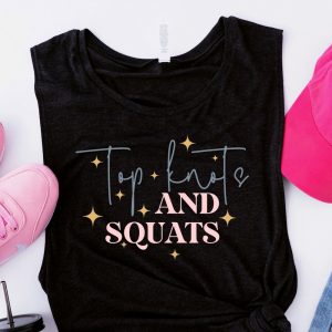 Top Knots and Squats SVG From The Girl Creative