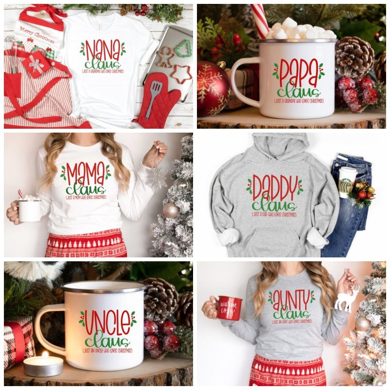 Claus Family SVG Bundle