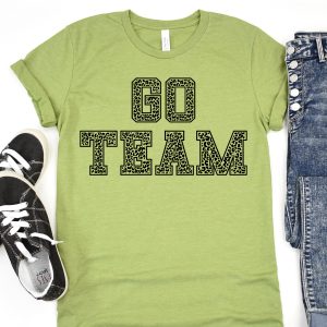 Leopard Print Go Team SVG From Liz On Call