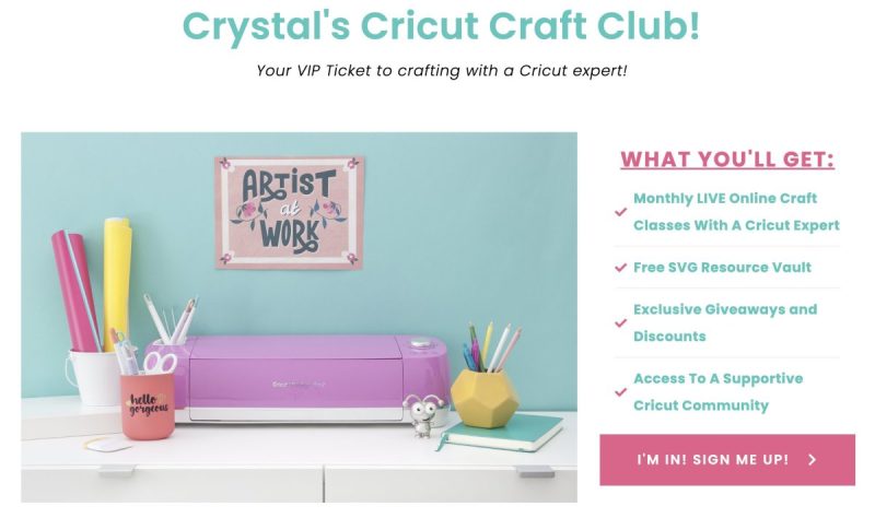 Crystal's Cricut Craft Club