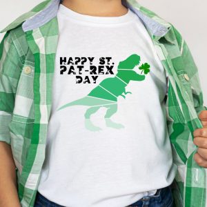 Dinosaur Happy St. Pat-Rex Day SVG From The Girl Creative