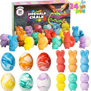 Easter Egg, Bunny and Chick Sidewalk Chalk