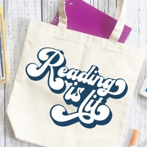 Reading is Lit SVG From Mad in Crafts