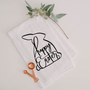 Easter Bunny Silhouette From Lemon Thistle