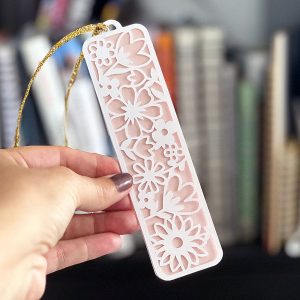 Floral Bookmark SVG From 100 Directions