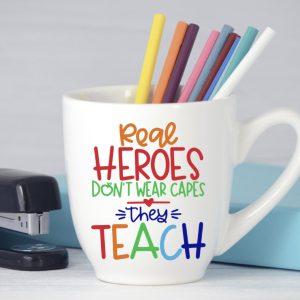 Real Heroes Don&rsquo;t Wear Capes They Teach SVG from Kara Creates