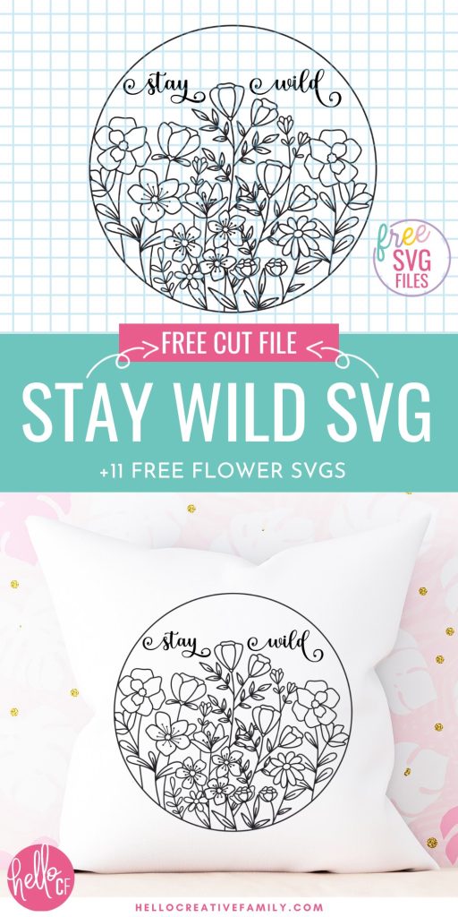 Brighten any day with these 9 Free Flower SVG Files! These designs are so pretty and perfect for any garden lover! Use them to make DIY shirts, home decor projects, throw pillows, mugs, tote bags and so much more using your Cricut Maker, Cricut Explore, Cricut Joy or other electronic cutting machine!
