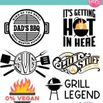Love to BBQ? We're sharing 7 Free Grill SVG Files that you can use with your Cricut cutting machine including Dad's BBQ! Use these cut files to make shirts, hats, aprons and so much more! Make great gifts for Father's Day!