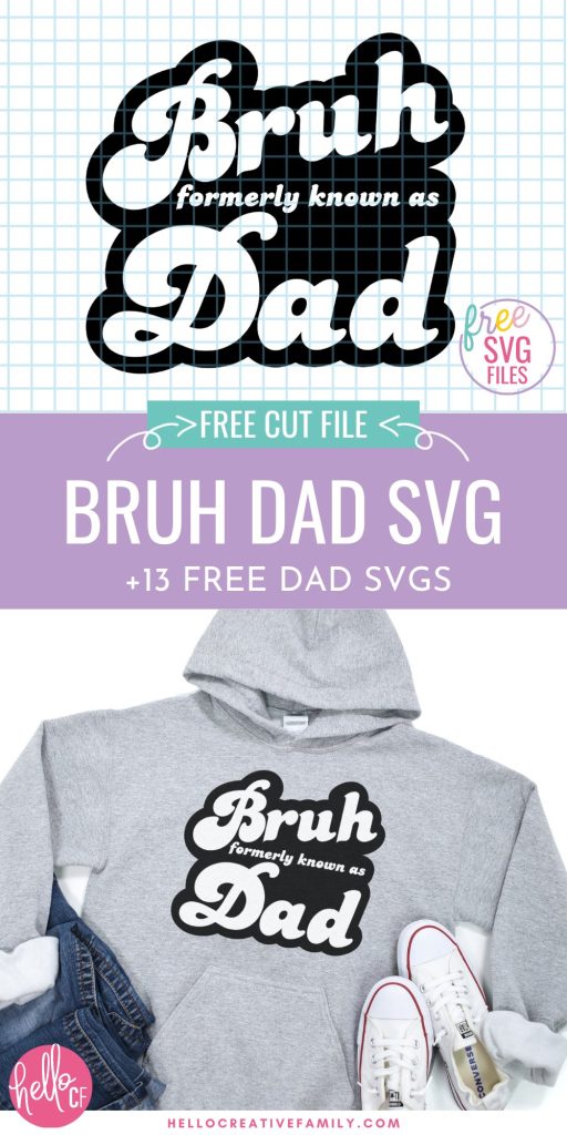 Making a handmade gift for Dad using your Cricut? We've got you covered! These 13 Free Dad SVG Files are perfect for making Father's Day, birthday and Christmas gifts for Dad! Use them for hats, shirts, aprons, hoodies and so much more! Includes a Bruh Formerly Known As Dad SVG that has us feeling all those dad life feels.