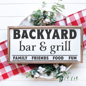 Backyard Bar and Grill SVG From Everyday Party Magazine