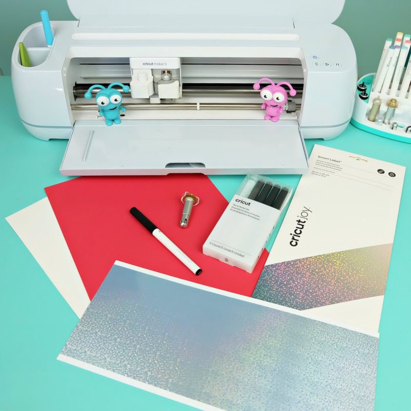 Cricut cutting machine with supplies