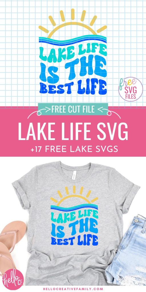 Get ready for summer and spending time at the beach, cottage or cabin with these 17 free Lake SVG Files including Lake Life Vibes and Lake Life is the Best Life cut files! Make t-shirts, tank tops, hats, beach bags, mugs, decals and all kinds of DIY summer gear using these free lake cut files and your Cricut Maker, Cricut Explore or Cricut Joy! 