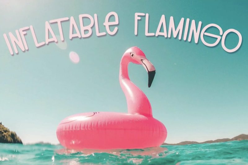 Inflatable Flamingo Font