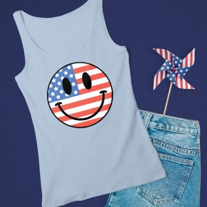 American Flag Smiley Face SVG From Persia Lou