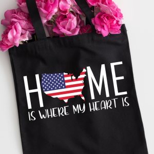 Patriotic Home is Where My Heart Is SVG From The Quiet Grove