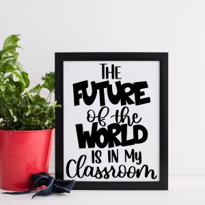 Future Of World in Classroom SVG From Liz On Call
