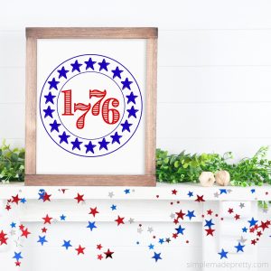 1776 with Stars SVG From Simple Made Pretty