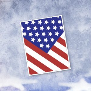 Patriotic Layered Card SVG From The Bearded Housewife