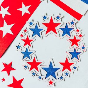 Layered Star Wreath SVG From Extraordinary Chaos