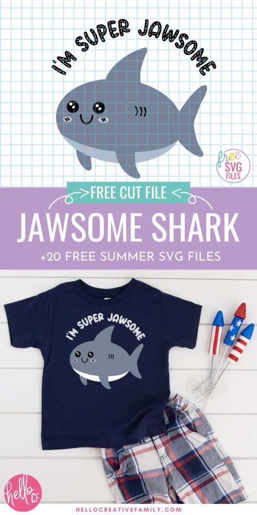 Make a splash this summer with 20 FREE summer SVG files for Cricut, starring the lovable 'I'm Super Jawsome' Kawaii Shark. Create, cut, and celebrate the season in style!