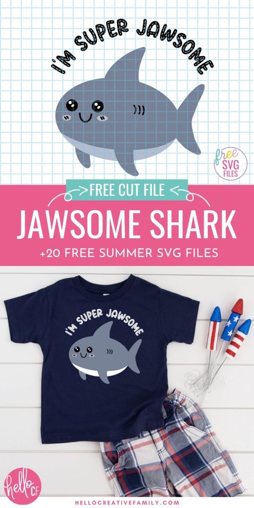 Make a splash this summer with 20 FREE summer SVG files for Cricut, starring the lovable 'I'm Super Jawsome' Kawaii Shark. Create, cut, and celebrate the season in style!