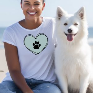 Heart with Dog Paw SVG From That's What Che Said
