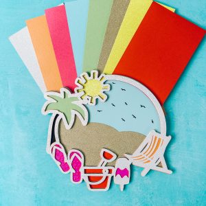 Layered Beach Wreath SVG From Extraordinary Chaos