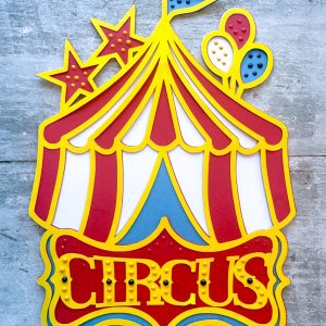 Circus Tent Cake Topper SVG From Like Love Do
