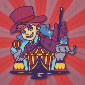 Circus Layered Paper Craft SVG From The Bearded Housewife