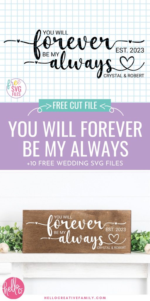 Say 'I do' to creativity with our top 10 free wedding SVG files for Cricut! Perfect for adding a personal touch to your special day or anniversary celebration. Make your big day unforgettable with your Cricut Maker, Cricut Explore, Cricut Venture or Cricut Joy and these cut files.