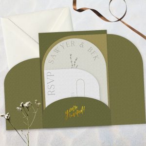 Wedding Invitation Template SVG From Hand Lettered Printables