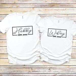 Hubby/Wifey Est. Date Shirts SVG From Life Sew Savory