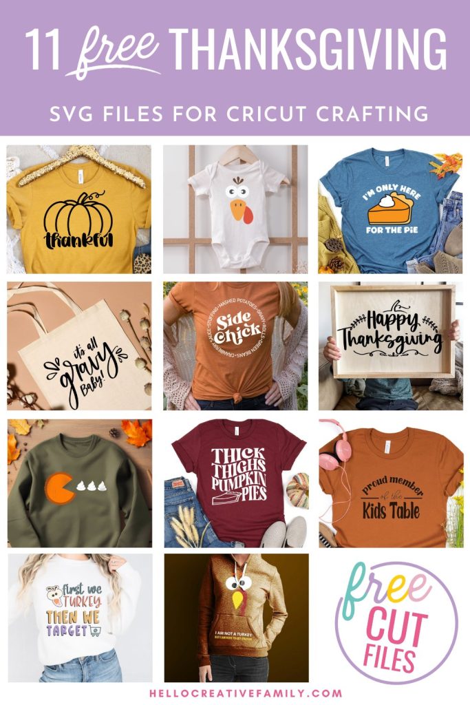 Thanksgiving just got a whole lot more crafty! Unveil 11 FREE Thanksgiving SVG files for your Cricut. From home decor to festive apparel, these designs have your holiday projects covered. Download now and let the creative fun begin! Includes a Thankful SVG with pumpkin!