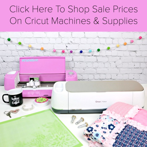 Find the best deals on Cricut machines and supplies! 