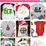 Get your Cricut Christmas crafting started with 8 Free Elf SVG Files! Use these cut files to make shirts, ugly Christmas sweaters, Santa sacks, holiday decor and so much more using your Cricut Maker, Cricut Explore, Cricut Joy or other cutting machine! Includes Teacher Elf SVG Files that's perfect for school teachers!