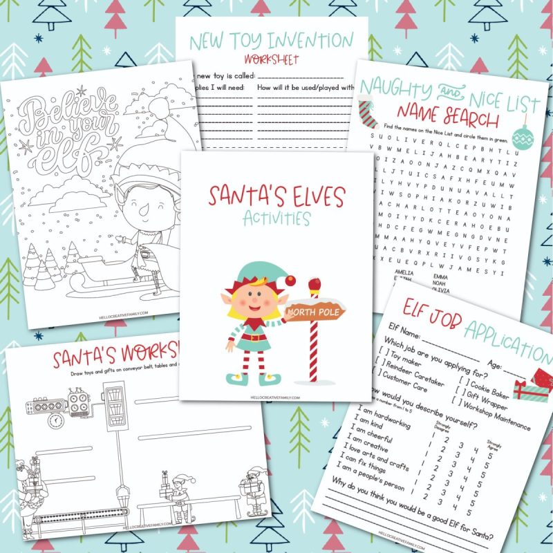 Santa's Elves Printable Bundle
