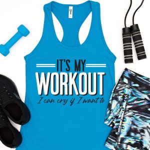 It's My Workout, I Can Cry if I Want To SVG From Artsy-Fartsy Mama