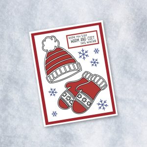 Warm and Cozy Layered Card From The Bearded Housewife