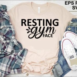 Resting Gym Face From Hello Graphic Design