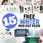 Celebrate the winter season with 15 free winter cut files including a winter vibes SVG file. From cute to cuddly, funny and stunning this collection has a huge variety of winter SVG files for making winter crafts using your Cricut cutting machine!